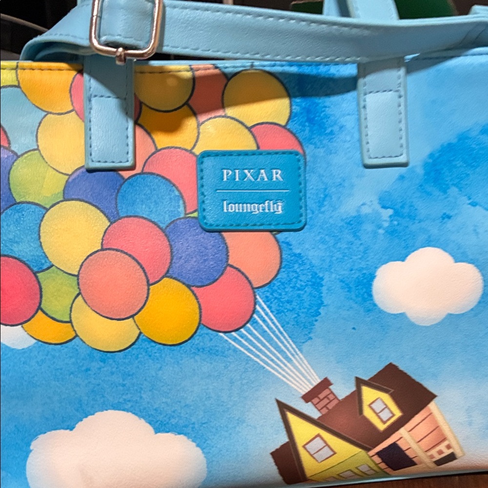 Loungefly Pixar Up Balloon Tote - Sky Blue